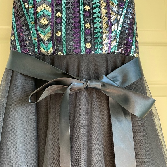 Nights by Teeze Me Sequin Party Dress - Picture 4 of 6